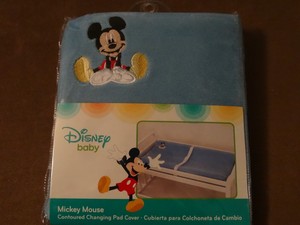mickey mouse changing pad cover