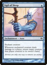 1 Sigil of Sleep Duel Decks: Venser vs. Koth 25/77 Magic The Gathering LP