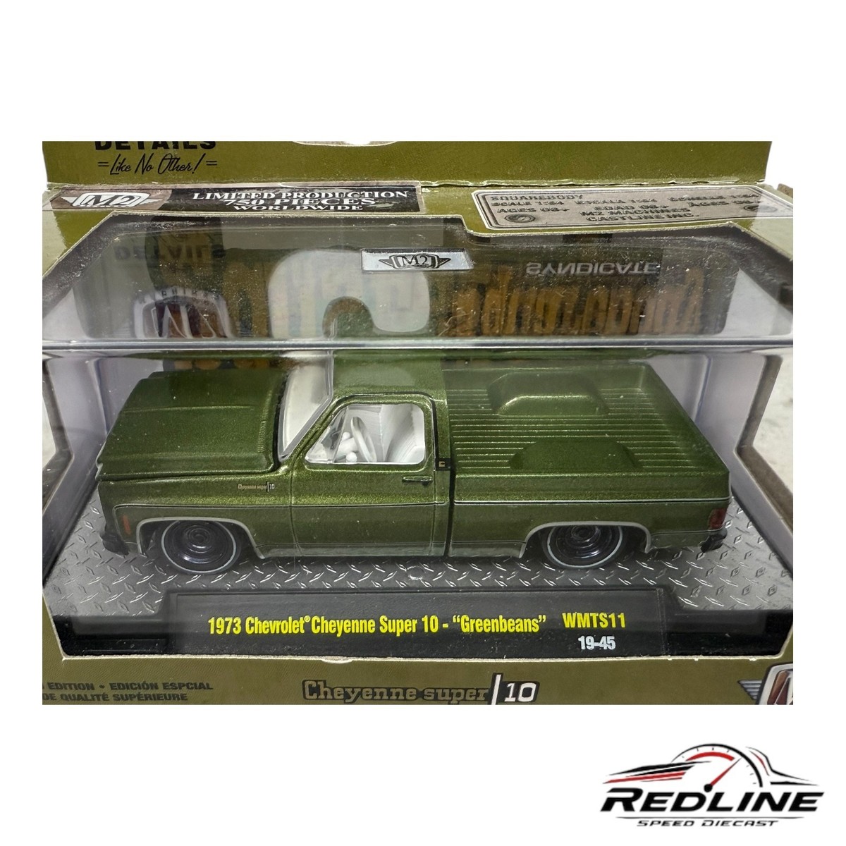 ミニカー M2 MACHINES Chevrolet Cheyenne Super 10 M2 Machine Squarebody Syndicate '73 Chevy Cheyenne Super 10