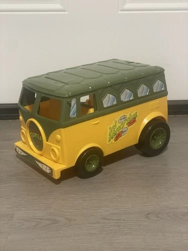 Vintage 1989 Teenage Mutant Ninja Turtles TMNT Party Wagon Van Bus - Incomplete