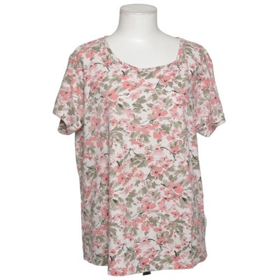 Ever.me, T-shirt, Größe: 2XL, Weiß/Pink/Grün, Baumwolle, Blumen, Damen #klh