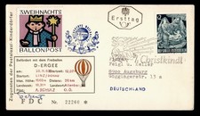 DR WHO 1963 AUSTRIA BALLOON POST LINZ TO CHRISTKINDL SIGNED? M68210