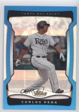 2009 Topps Finest Blue Refractor 258/399 Carlos Pena #23 0a1