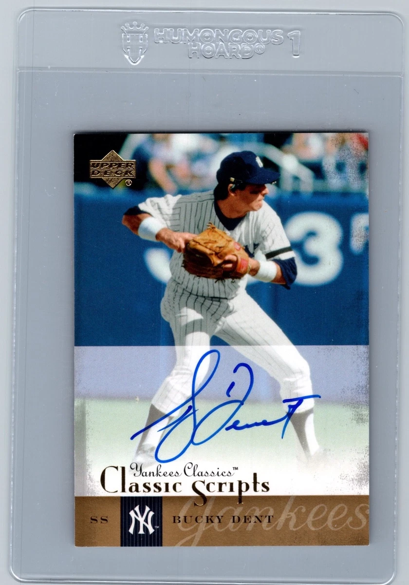 2004 Upper Deck Yankees Classics - Bucky Dent #AU-6 for sale | eBay