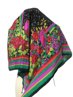 Beau foulard Christian DIOR en soie vintage scarf