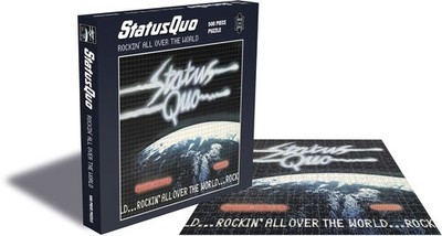 Status Quo - RockSaws - Status Quo Rockin All Over The World (500 Piece Jigsaw P