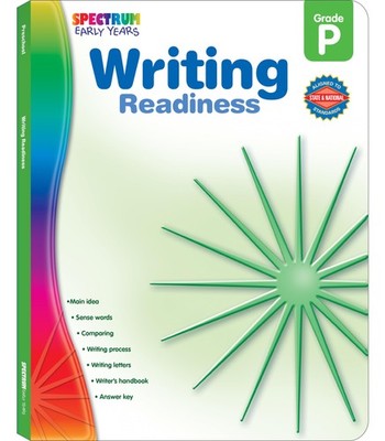 Spectrum Writing Readiness Preschool Workbook, Ages 4 to 5, Preschool Writin...