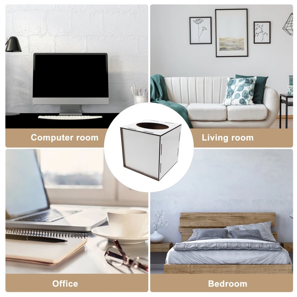  Scatola Dispenser Salviette Tovagliolo Carta Contenitore Tessuto - Immagine 4 di 4