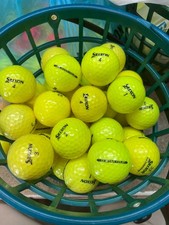50 SRIXON Q- STAR  YELLOW  GOLF BALLS  MINT  5-A CONDITION