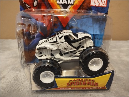 Monster Jam Marvel The AMAZING SPIDER-MAN 1:64 Scale Series 3 Spin Master ~NEW - Picture 2 of 11