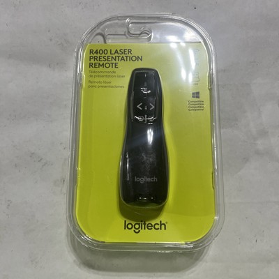 Logitech R400 Laser Presentation Remote - Black (910-001354) New