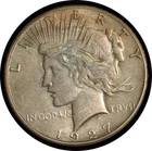 1927 Peace Dollar XF/AU