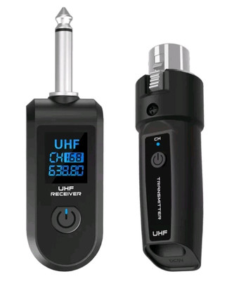 UHF Wireless Microphone Converter XLR Transmitter and Receiver Microphone System