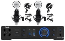 Fender Quantum HD 2 USB-C Studio Recording Audio Interface 20x24 2 Microphones