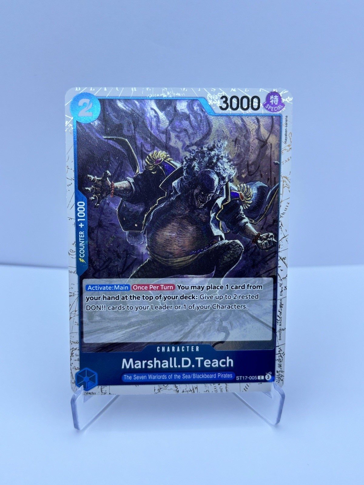 Marshall.D.Teach - ST17-005 (Pirate Foil) ST17-005 Premium Booster -The Best-...