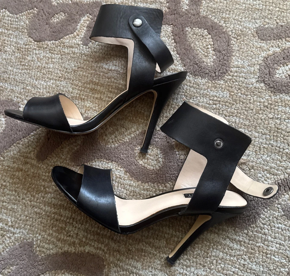 Tacones Kate Shoemint talla 7 - cuero negro Foto 4 de 4