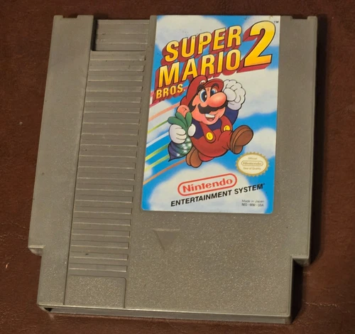 Super Mario Bros 2 - Nintendo NES - Tested & Pins Cleaned Vintage Classic