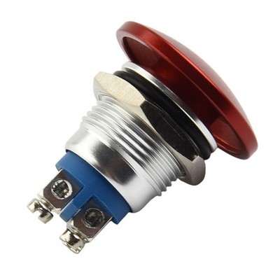 Waterproof Self recovery 22mm Momentary Push Button Switch Mushroom Cap