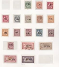 1921-23 ALEXANDRIA - Yvert n. 35/48+38a+40a+41a 18 MLH values*