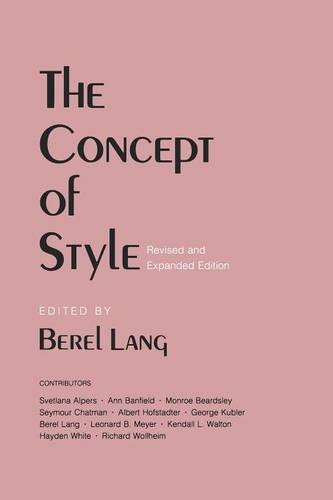 The Concept of Style Lang Paperback John Wiley & Sons 9780801494390