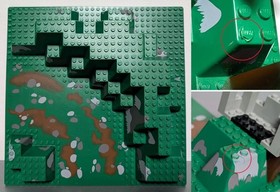 LEGO 6079 Dark Forest Fortress Elkwood with Minifigures Horse Cart Castle