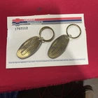 Vintage Brass Chevy Key Rings Key Chains Fobs Accessory Bowtie GM Truck Camaro