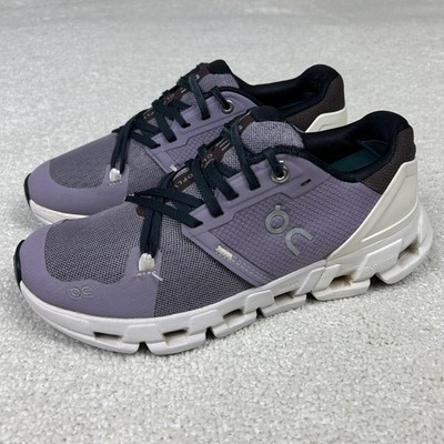 On Cloudflyer 4 Shoes Womens Size 6 Purple Shark Pearl Running Gym Sneakers