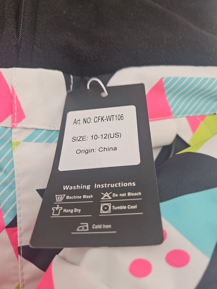 Mono para mujer talla 10-12 Pursky esquí snowboard nuevo. Chaleco polar negro sin mangas Foto 4 de 4