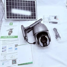 SOLIOM S600-C10X 4G LTE Outdoor Solar 10X ZoomCellular Security Camera Wireless