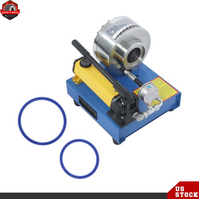 #ad #ad With 8 Dies Hose Crimper High Pressure Portable Hydraulic Hose Crimping Machine $419.05