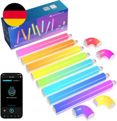 Lepro AI Glide Wall Light WL1, Wandleuchte Mit App-, Musik- Und Sprachsteuerung,