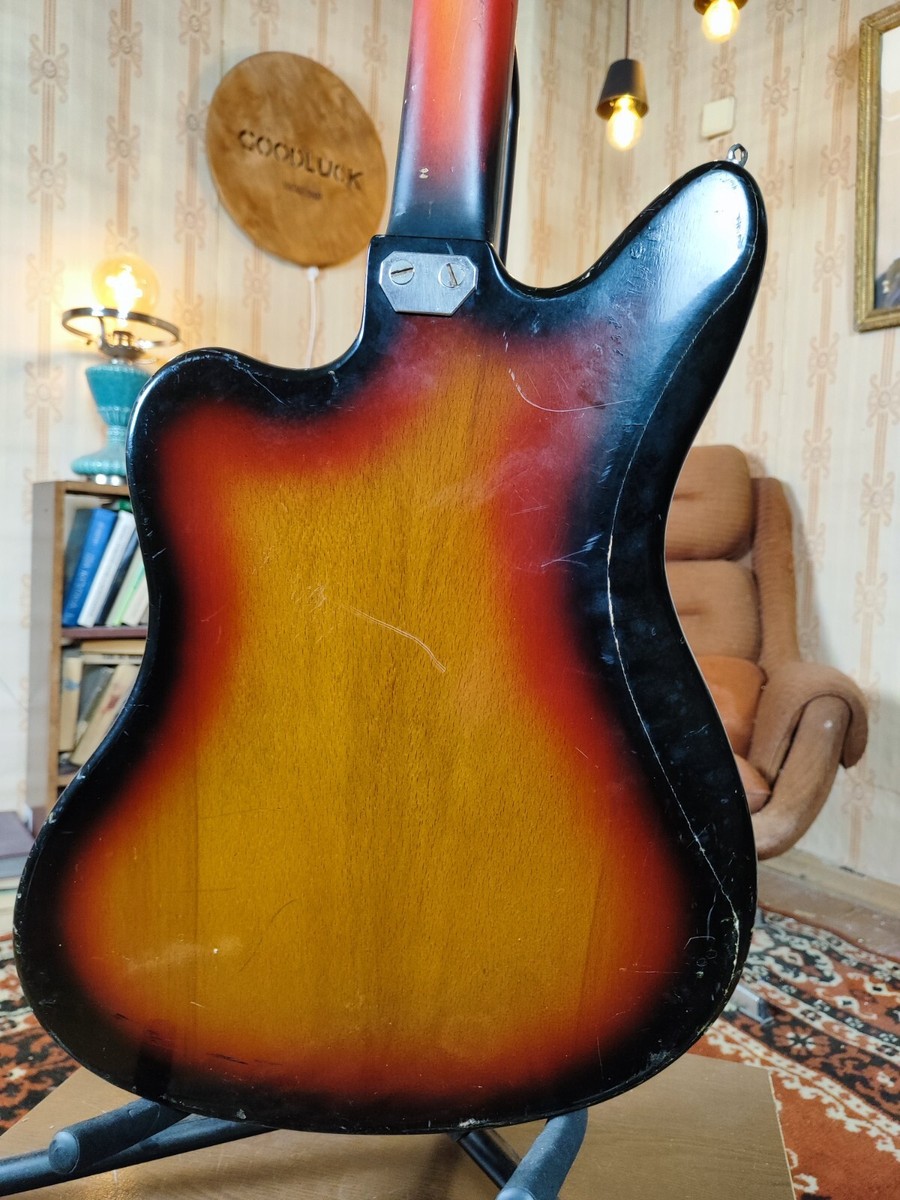 MUSIMA DE LUXE 25 Vintage Bass GUITAR JAZZ JAGUAR RARE USSR MUSIMA DE LUXE 25 Vintage Bass GUITAR JAZZ JAGUAR RARE USSR