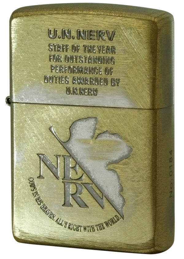 Zippo Lighter Neon Genesis EVANGELION NERV Collection Japan Zippo Lighter Neon Genesis EVANGELION NERV Collection Japan