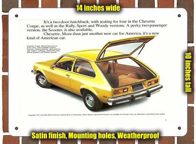 Metal Sign - 1976 Chevrolet Chevette (Sign Variant #09)