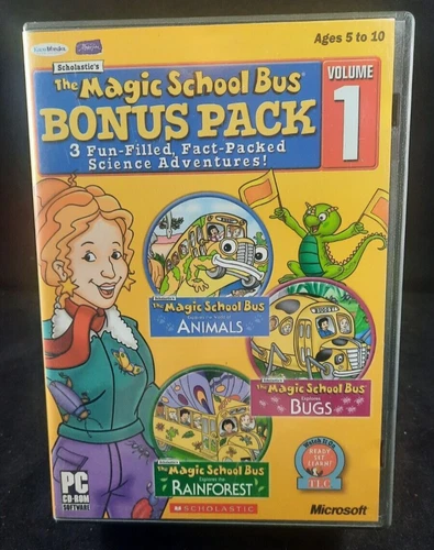 The Magic School Bus Bonus Pack Volume 1 - Scholastic - Microsoft / CD-ROM