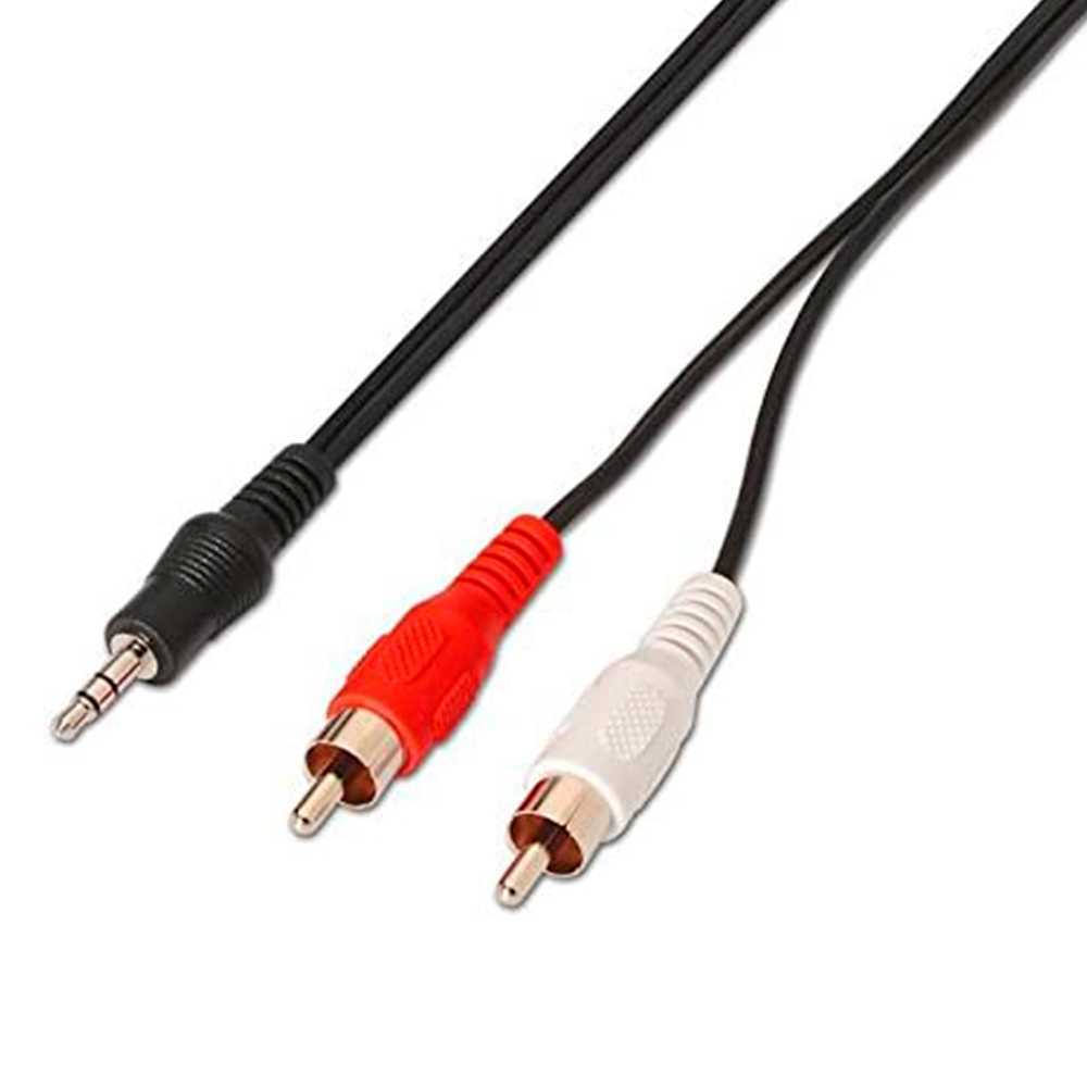 Thumbnail - Nanokabel Audio Adapter Kabel Klinke 3,5mm Auf 2 Cinch L/r Stecker