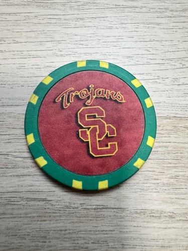 USC Trojans Poker Chip / Golf Ball Marker - Picture 4 of 7