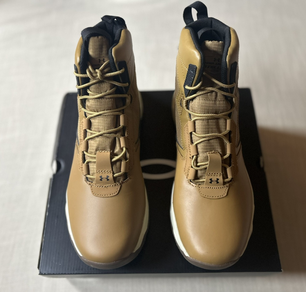 Under Armour Stellar G2 6 Inch Tactical Boots for Hiking Men Size 9.5  