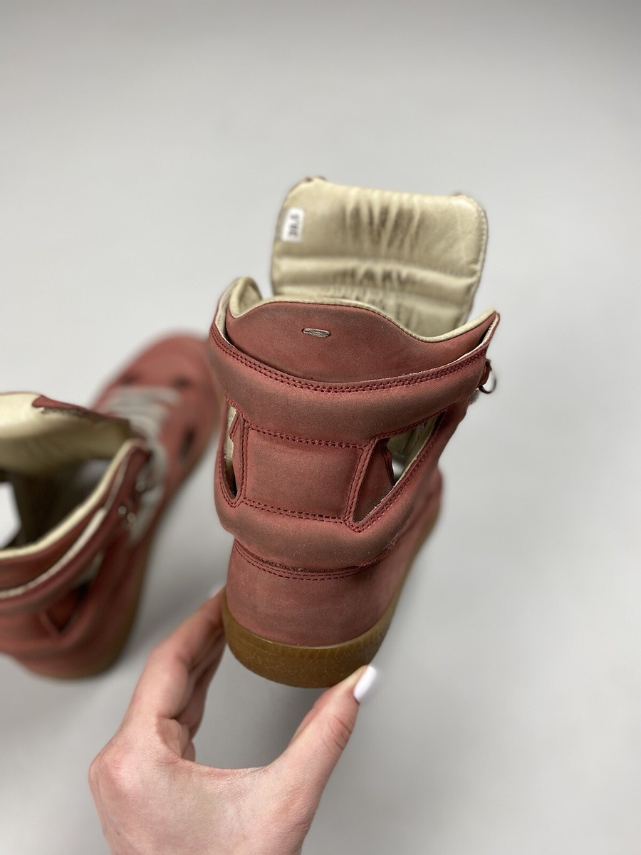 Maison Martin Margiela ladies high too cutout leather