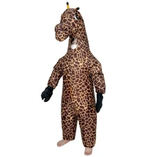 Inflatable Giraffe Costume Outfit Full Body Adult Funny Dress Up Cosplay Party
