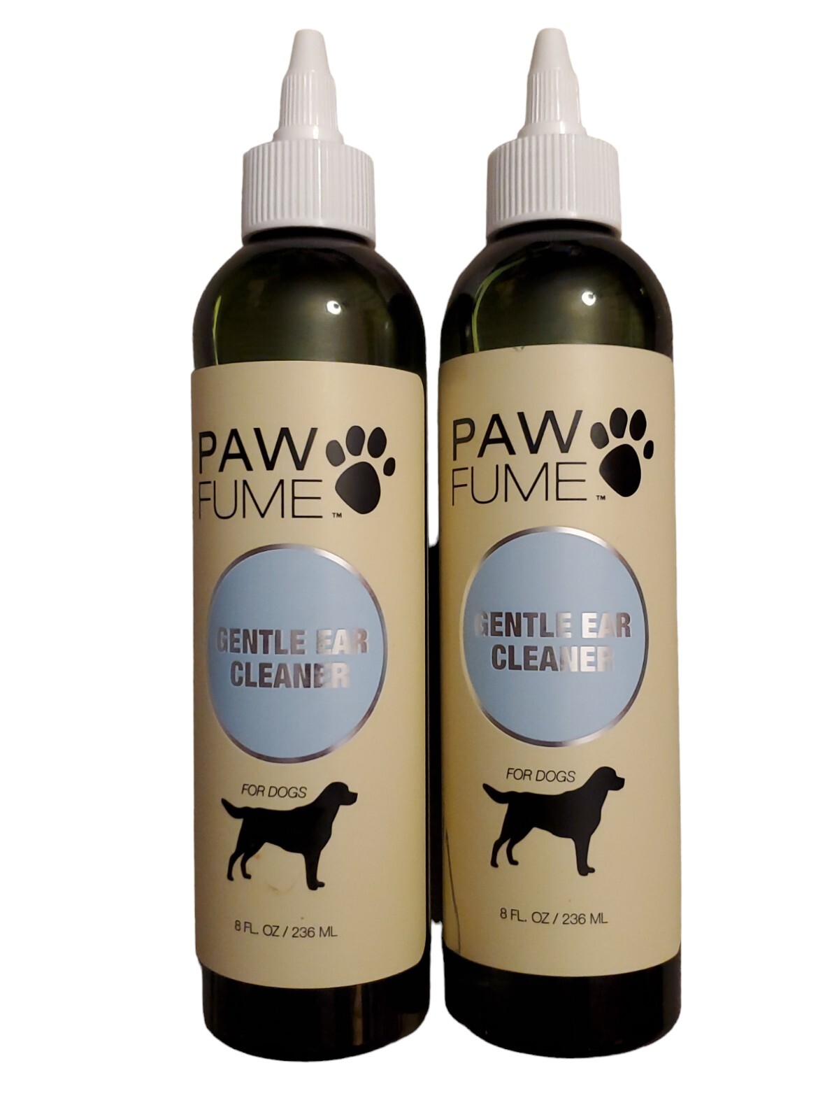 2 Pk Pawfume Gentle Ear Cleaner for Dogs Natural Dog Ear Cleaner