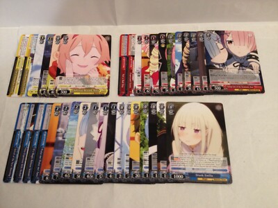 Weiss Schwarz Re: Zero Memory Snow booster set of common cards x1 C