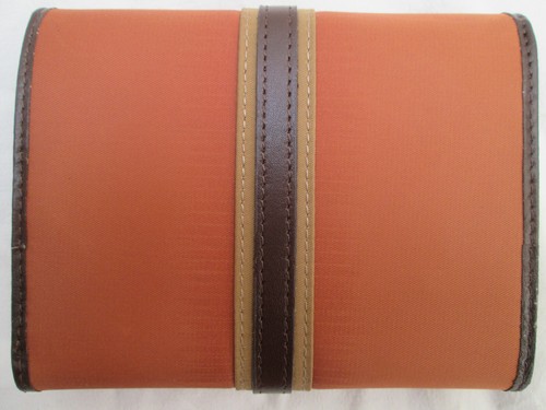 -AUTHENTIQUE portefeuille/porte-monnaie KESSLORD cuir/toile TBEG vintage - Picture 2 of 7