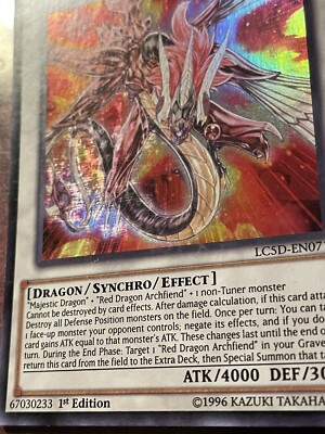 Majestic Red Dragon - LC5D-EN071 - Super Rare - 1st Edition - LP