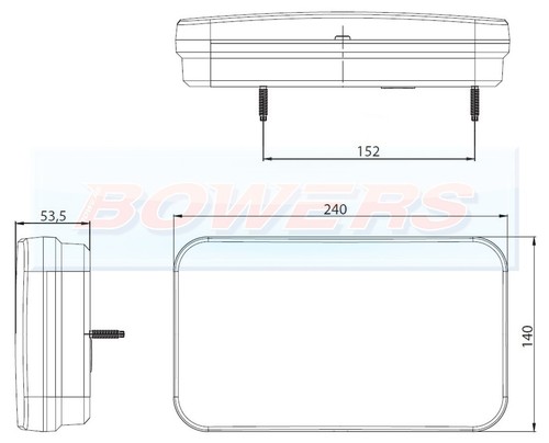 Luce Targa IFOR Williams Con Supporto 560 X 255mm - Foto 11