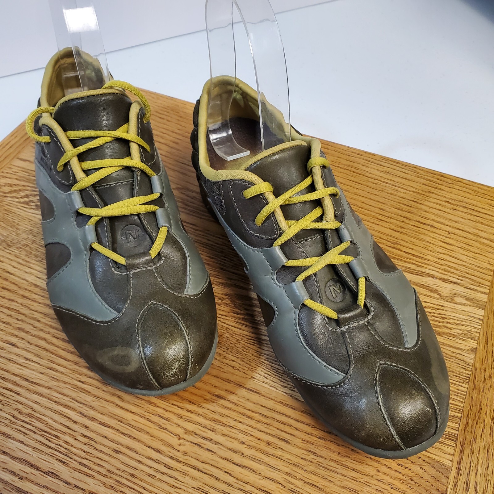 Merrell Vibram Sneakers Donna Taglia 6 Verde Oliva Lime Pizzo Performance Comfort