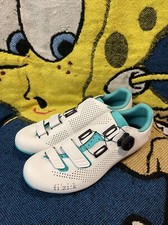 Fizik Womens R4 Donna Boa Cycling Shoes White/emerald Green EU 42