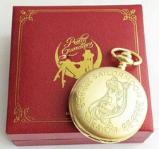 Sailor Moon Gold Pocket Watch Fan Club Limited Pretty Guardians Japan
