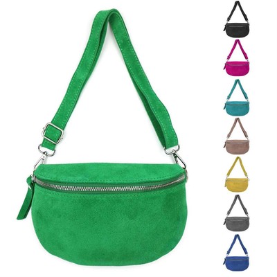 ITALy DAMEN LEDER TASCHE Gürteltasche Umhängetasche Bauchtasche Bodybag Handy 
