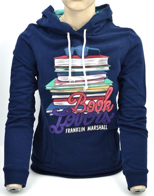 FRANKLIN MARSHALL Mujer Sudadera con capucha de algodón de invierno Casual  código FLWB 700W12 | eBay